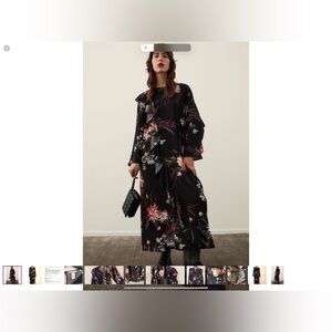 🪻Floral Black Maxi Dress 🪻